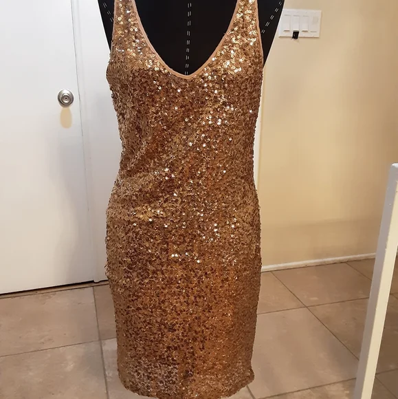INC International Concepts | Dresses | Inc Gold Sequin Dress | Poshmark INC International Concepts | Dresses | Inc Gold Sequin Dress | Poshmark